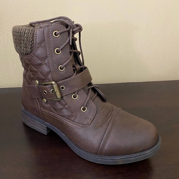GLOBALWIN Ankle Boots for Women Combat Boots - Picture 5 of 5